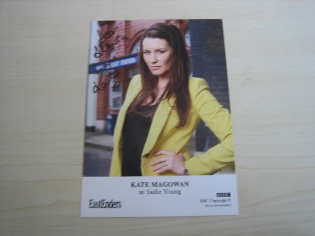 Kate Magowan (Sadie Young in Eastenders) Hand Signed RARE *FREE POST*