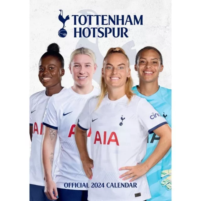 2024 Calendar Tottenham Hotspur FC Womens A3 Wall Hang Calendar Spurs Football