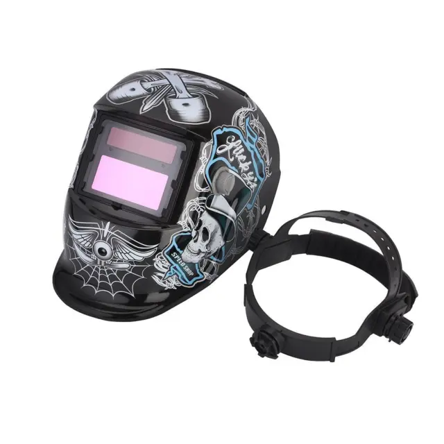 Automatik Solar Schweißhelm Schweißmaske Schutzhelm Schweißen Helm Maske DE.