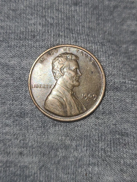 1969-S Lincoln penny  Double Die Obverse