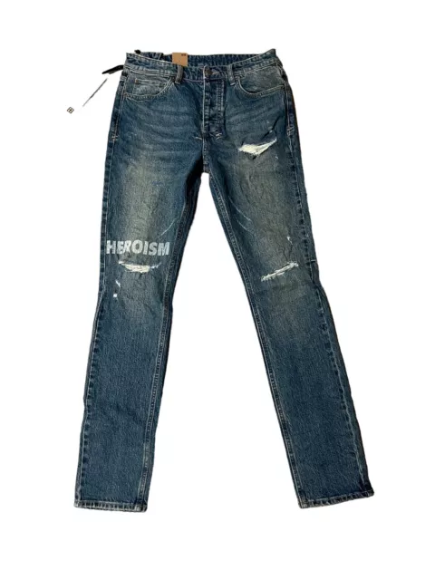 Ksubi Jeans Mens Chitch Slim Tapered Leg Mid-Long Rise Blue $240 Size 32/32