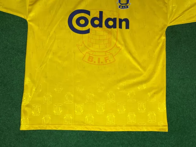 PERFECT Bröndby Brondby IF 1997 1998 Reebok XL Denmark Jersey Shirt Trikot M519 2