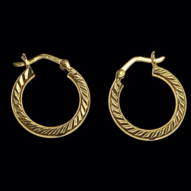Ancienne Paire De Boucle D’oreille En Plaqué Or FIX Créateur