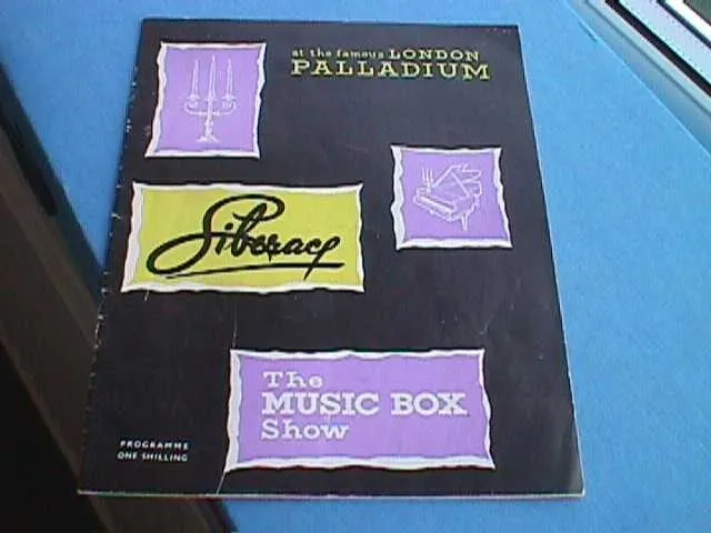 Liberace: The Music Box Show - London Palladium Programme, 1960?