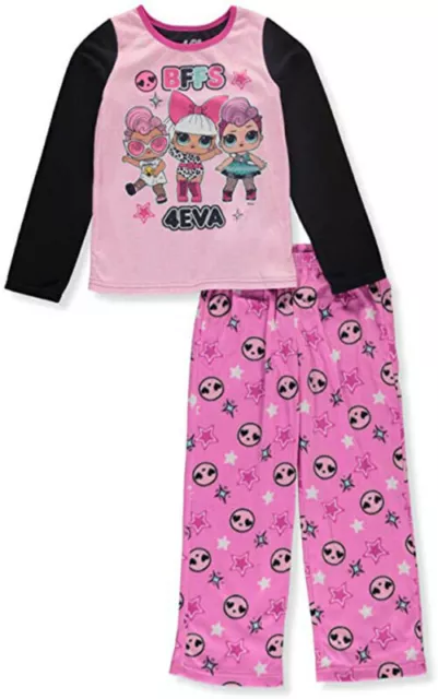 LOL Surprise Girls BFF's 2pc Pajama Pant Set Size 4 6 8 10 $38