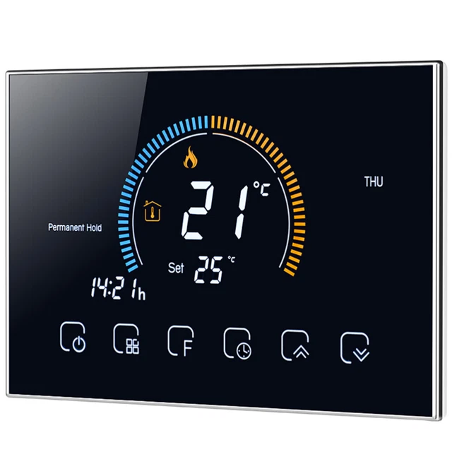 1 ensemble Wifi Écran Tactile Thermostat Numérique Thermostat