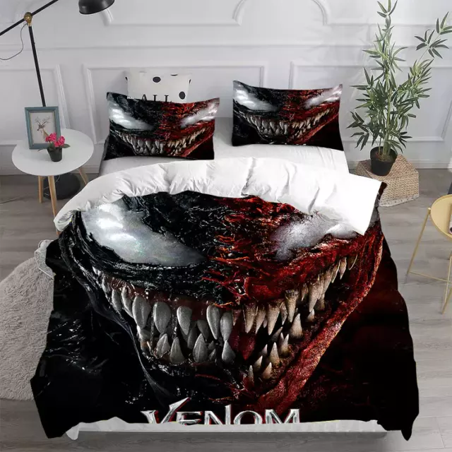 Halloween Gift Idea Venom Bedding Duvet Cover Set (4pcs)