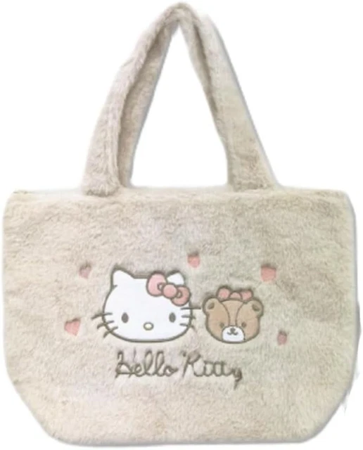 SANRIO CHARACTER HELLO Kitty Fluffy Multi Tote Bag New Japan £36.85
