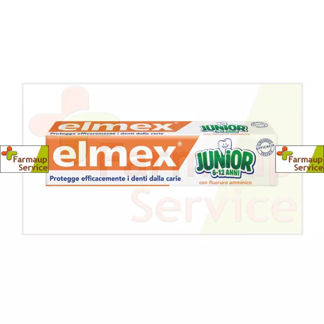 Elmex Dentifricio Junior Dai 6 ai 12 Anni Speciale Protezione Carie 75 ml