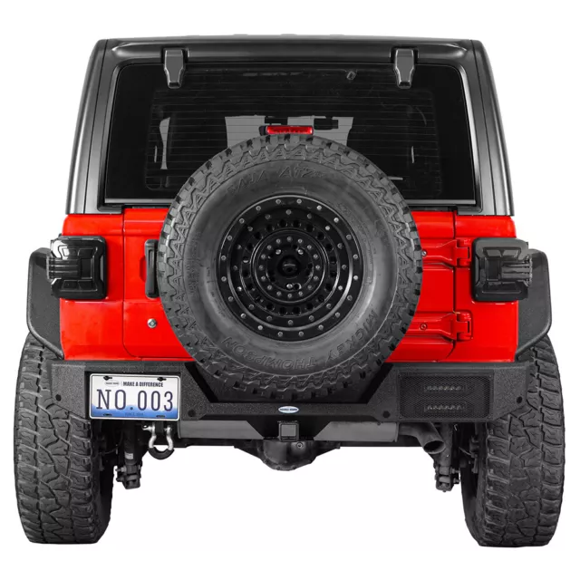 FIT 20182024 JEEP Wrangler JL Rear Bumper Reinforcement w/Dring Hitch