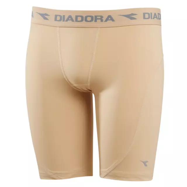 Kids Diadora Compression Shorts Tights Boys Thermal - Nude - 8