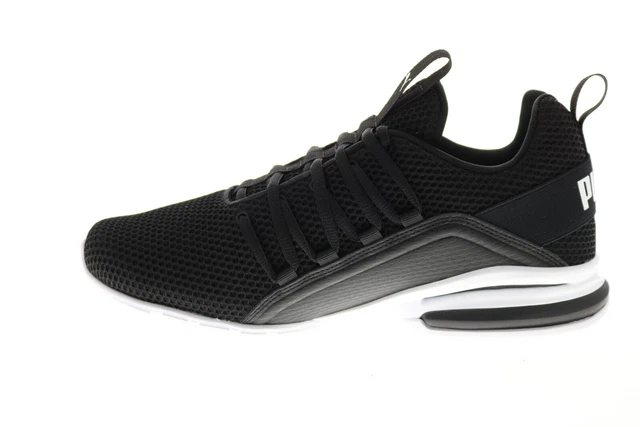 Puma Axelion LS 19438405 Mens Black Mesh Lace Up Athletic Running Shoes 5