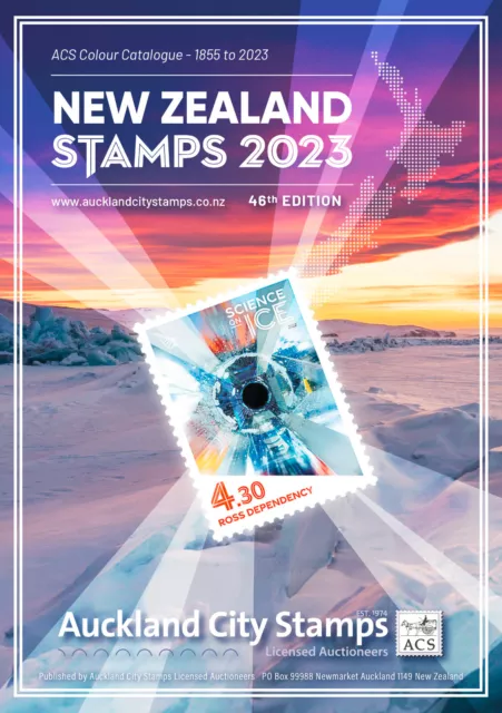 SALE PRICE ACS 2023 New Zealand Stamps 1855-2022 160pp Colour Catalogue FREEPOST