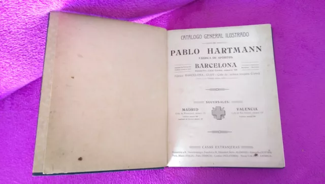 Auktionskatalog General Bildband Aus Pablo Hartmann, Werk Aus Pflastern 1913