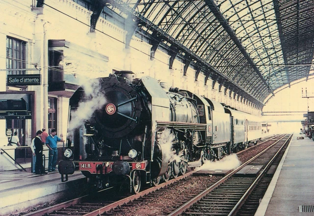 Gare BORDEAUX Saint Jean 150è Anniversaire ligne La teste en 1991 Train
