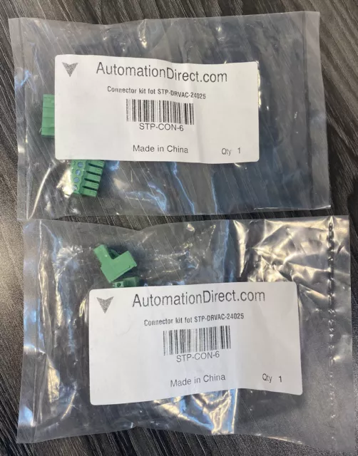 NEW Automation Direct SureStep STP-CON-6 Connector Kit - Lot of 2 - USA