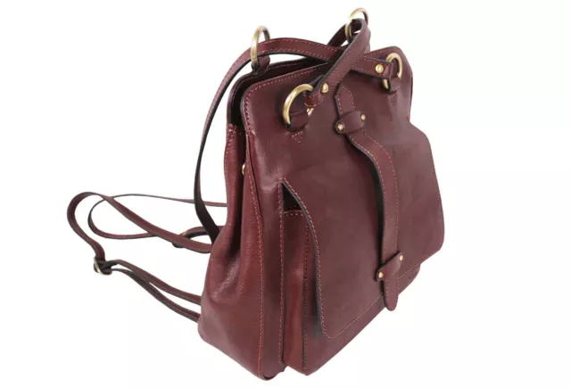 KATANA sac à main convertible / sac à dos femme en cuir réf 32605 (3 coul.disp.)