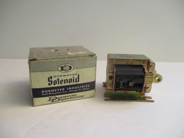 1975 Dormeyer Usa Solenoid 4X241 Outdoor Wood Stove Nos In Box