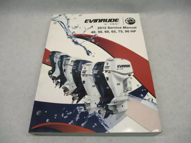 5008734 BRP Evinrude Outboard Service Manual E-TEC 40-90 HP 2012 IN
