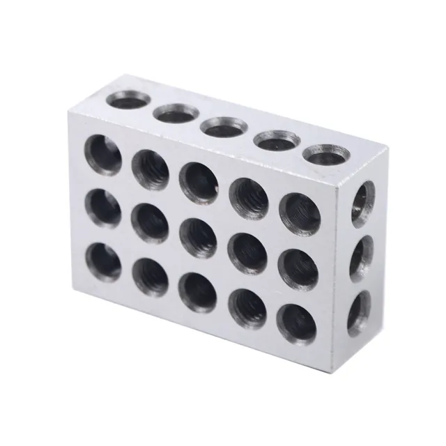 10Pcs 1-2-3 Blocks 0.0001" 5 Matched Pairs Mill Machinist 23 Holes Accessories