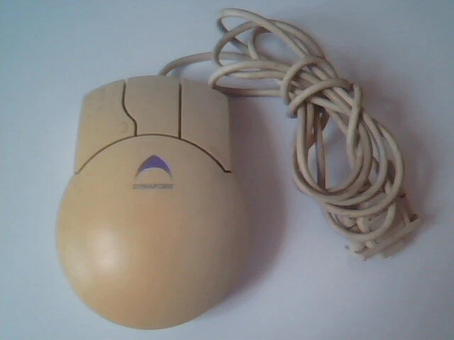 VINTAGE DYNAPOINT CORDED Mouse E6QMOUSE x31 9-pin serial 3-button ...