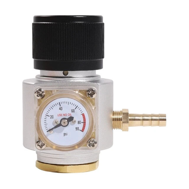 Cargador regulador de CO2 adaptador reductor de presión para botellas de vidrio acuario, O9