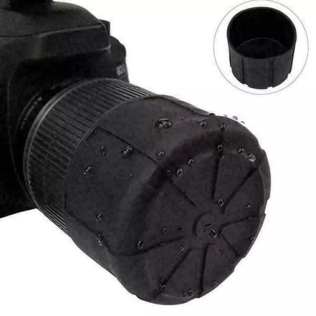 Universal Silicone Lens Cap Cover For DSLR Camera Waterproof Nice 2