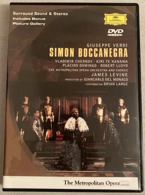 Giuseppe Verdi: Simon Boccanegra, Vladimir Chernov (James Levine, 1995) DVD