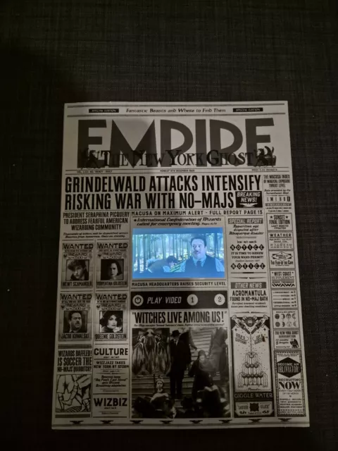 (COLLECTOR RARE) Harry Potter Fantastic Beasts - Moving Cover - Empire Magazine 2