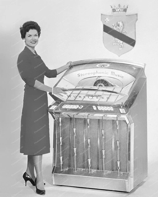 Wurlitzer Jukebox Model 2510  Classic 8 by 10 Reprint Photograph