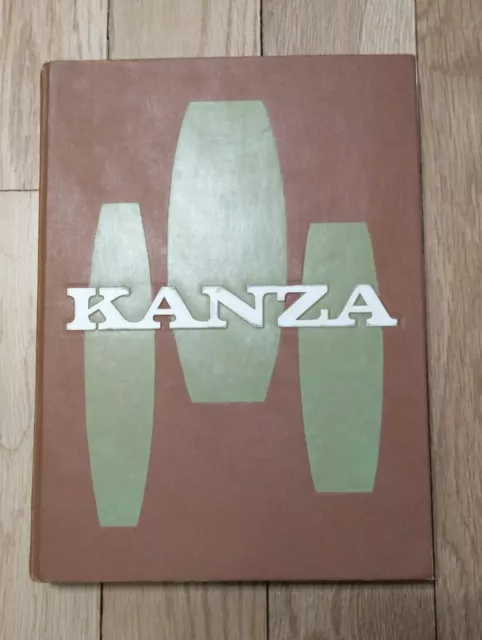 1962 Kanza Yearbook Kansas State College of PIttsburg Kansas KS Vintage