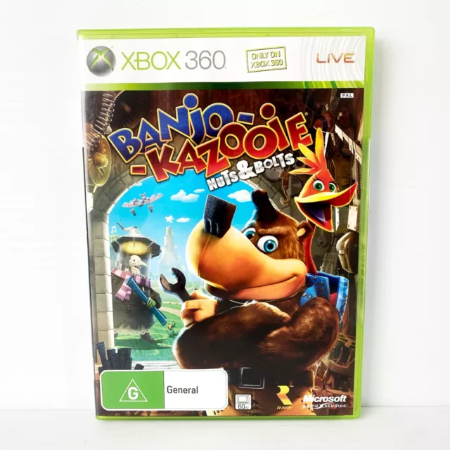 Banjo-Kazooie Nuts & Bolts + Card Xbox 360 Microsoft Complete