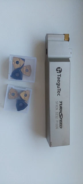 Taegutec TurnSfeed SFXCN 3232 P1006 lathe knife + 10pcs inserts