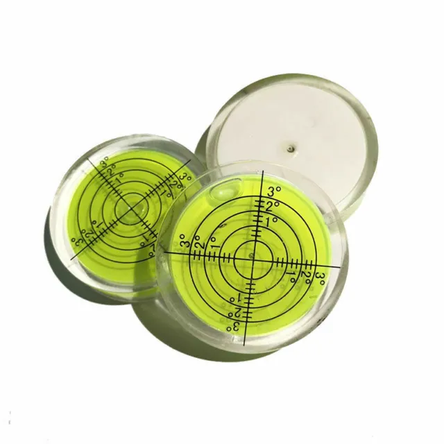 Spirit Level 40mm x 10mm Bubble Green Leveller Mini Round Circular Bullseye UK