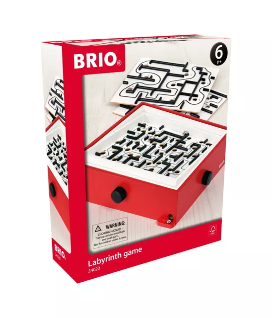 Brio Familienspiele Geschicklichkeitsspiel Labyrinth Übungsplatten 5 Teile 34020