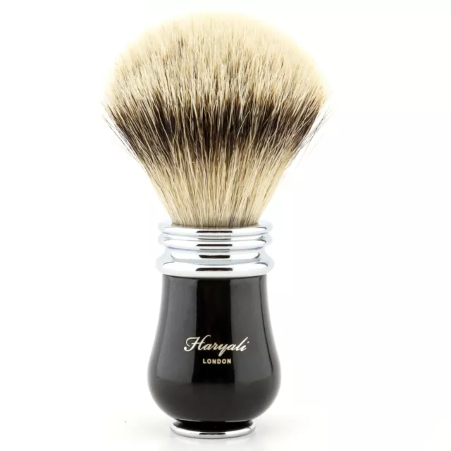 Sensitive Skin Silver Tip Badger Hair Shaving Brush For Men's With Brass Handle