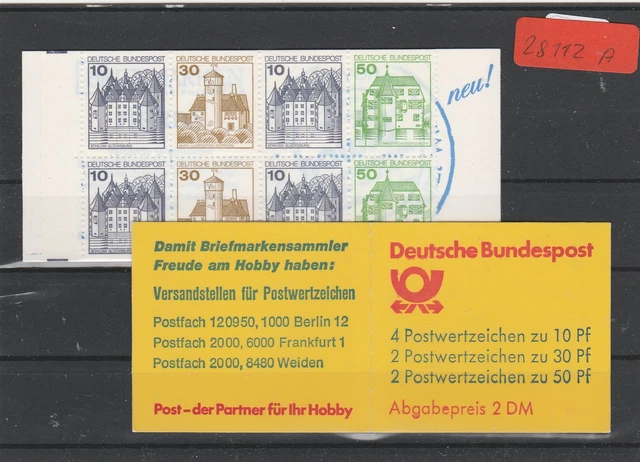 Deutsche Bundespost  Markenheft  postfrisch** 2x  MiNr. 22 x  oZ