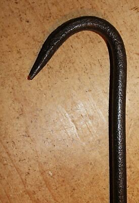 Vintage Style Wrought Iron Gambrel Butchers Game Hook Meat Beam 18 Inches 3
