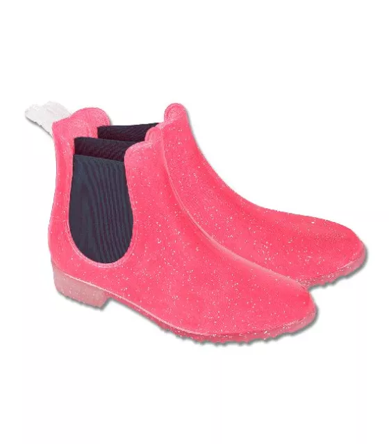 Reitstiefelette, Jodhpurstiefelette SPARKLE f.Kinder, pink, glitzi, wasserdicht