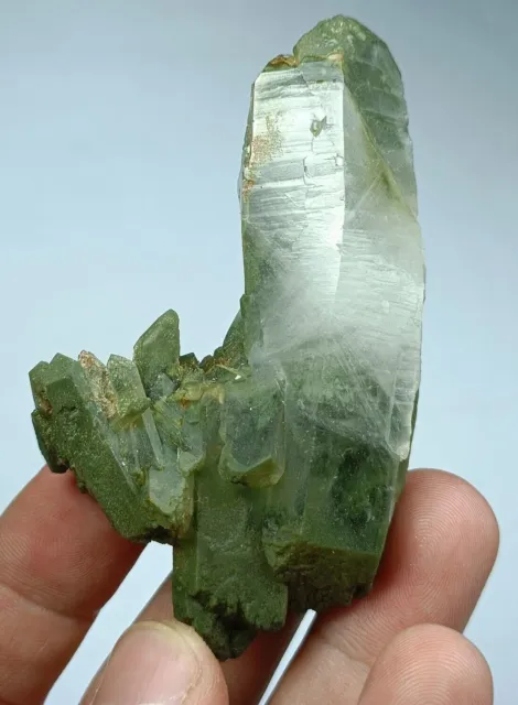 51g Cristal/amas de quartz chlorite avec formation unique - Baloutchistan, Pak.