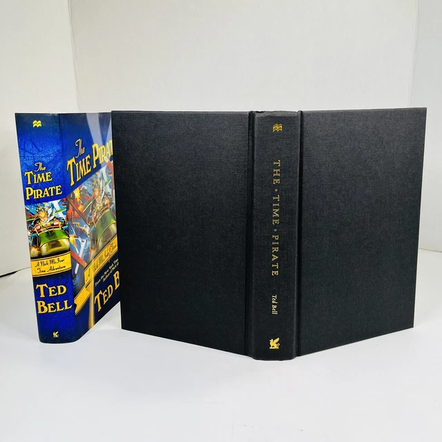 Nick McIver Time Adventure The Time Pirate by Ted Bell HCDJ 2010 1st Ed New 3