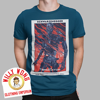 TERMINATOR T-shirt 1984 Classic Film Arnie Viaggi nel tempo Sci Fi Robot ai Tee
