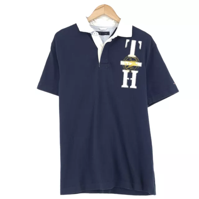 Tommy Hilfiger Azul Marino Polo Camisa para Hombre Talla M