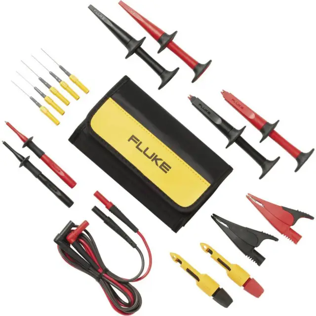 Fluke TLK282-1 KIT puntali di sicurezza [Spina a banana 4 mm - Spina a banana 4