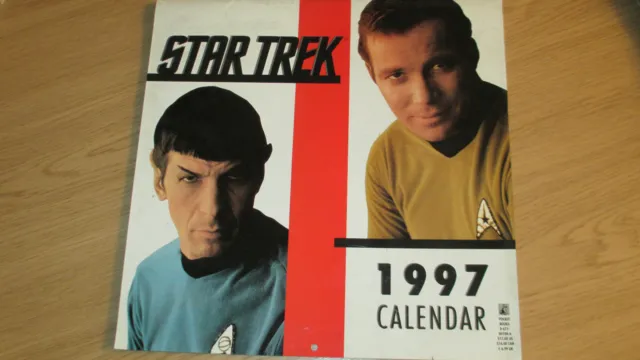 Kalender - Star Trek Calendar 1997 - Sehr Guter Zustand