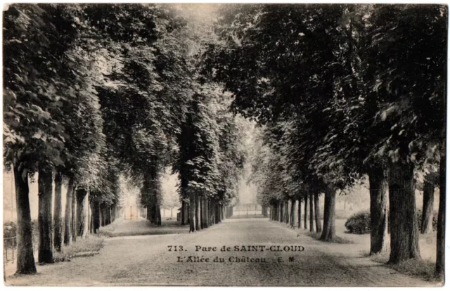 CPA 92 - Parc de SAINT-CLOUD (Hauts de Seine) - 713. L'Allée du Château - E.M.