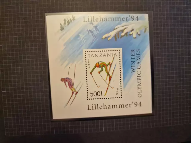 Tanzania 1994 Sg Ms1744 Winter Olympics Mnh