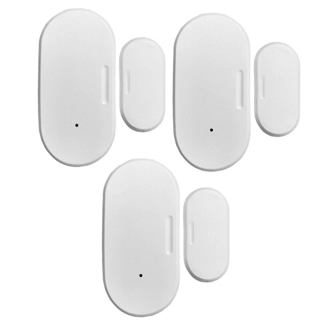 3X Sensor de puerta y ventana Tuya Zigbee automatización del hogar seguridad Smartlife AT5R2