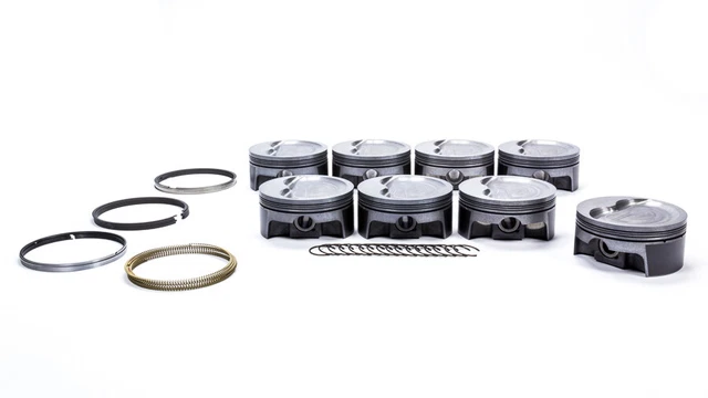 Sbc 383 Stroker Mahle Pistons -16Cc Dish Fits 3.750 X 5.700 X 4.030 Bore W/Rings