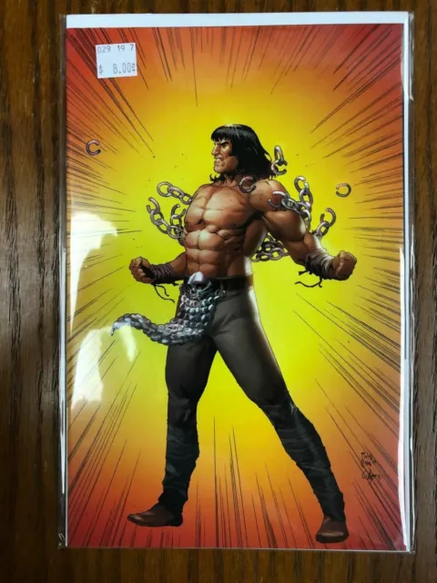 CIMMERIAN The Red Nails 1 1:10 Virgin Variant Homage SUPERMAN cover CONAN NM/NM-